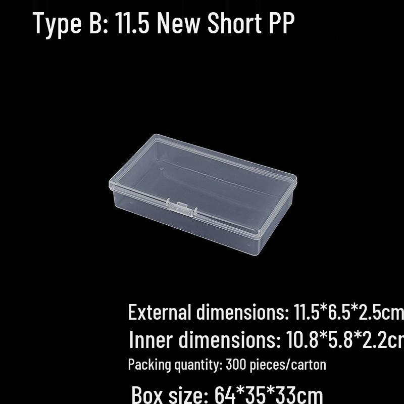 Multi-Purpose Clear Storage Box: Tackle, Stationery, Mask, Phone Case, Cable, Card Organizer