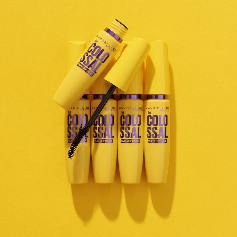 Maybelline New York Colossal Waterproof Mascara 9.2ml, real black, 2 pcs.