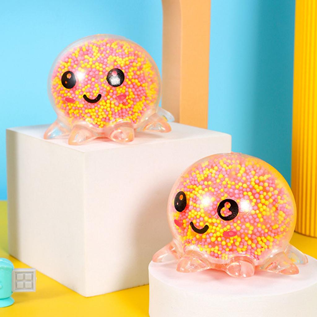 Rot Cute Stress Colorful Bead Filled Toys Soft Rubber Toys For Anxiety & Kids' Party Skateboard