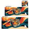 Tiger Gaming Mouse Pad Large Nonslip Rubber Base Waterresistant Desk Mat For Pc Office Gaming Laptop Study Accessories Carpet