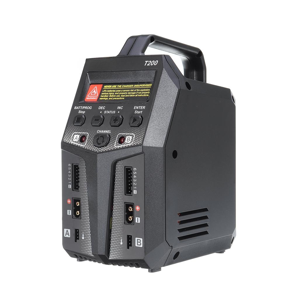 New High Quality SKYRC T200 2X100W 12A AC/DC DUAL Battery Balance Charger for 1-6S Lipo/LiHV/LiFe/LiIon Battery Replacement Parts