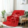 Feans E-Evisu Throw 240g Lightweight Flannel Blanket, Soft Skin Throw Blanket for Sofa Bedroom