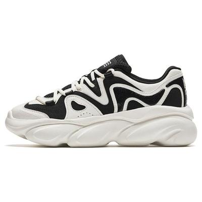 Meow Shoes Comfortable Abrasion Resistant Low Top Casual Shoes Women's Black White 122348886-3