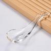 Heat-Resistant Household Spoon: Lead-Free Borosilicate Glass for Soup, Coffee, Ice Cream, & Rice