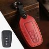 Suitable for Toyota Key Cover Camry Asian Dragon Leather Retro Crazy Horse Leather Handmade Car Key Cover