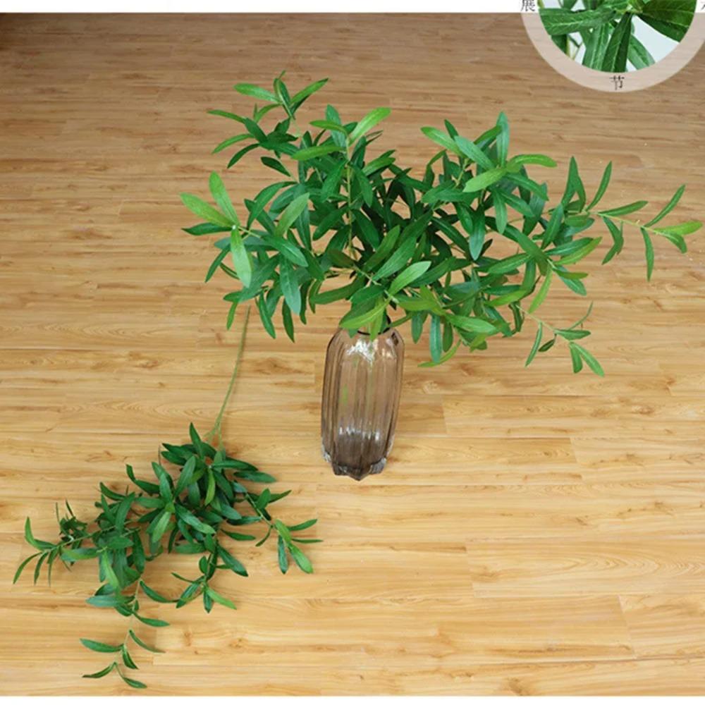 Ramo Artificial 130cm Folha de Oliveira Fruto de Oliveira Ramo de Oliveira para Buquês Florais Casamento Feriado Decoração de Verdura