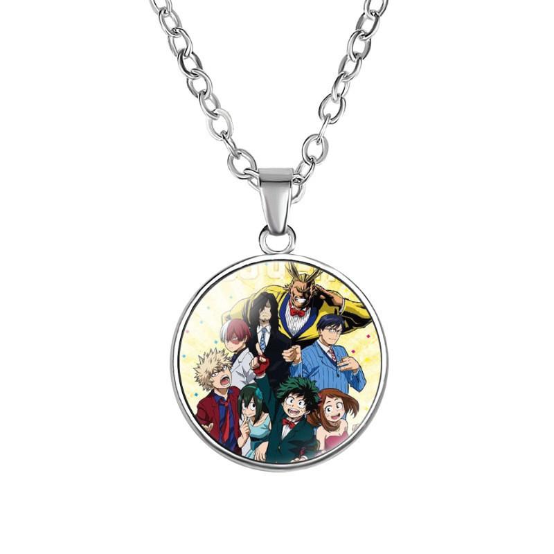 My Hero Academia Pendant Necklace Handmade Alloy Cartoon Character Jewelry