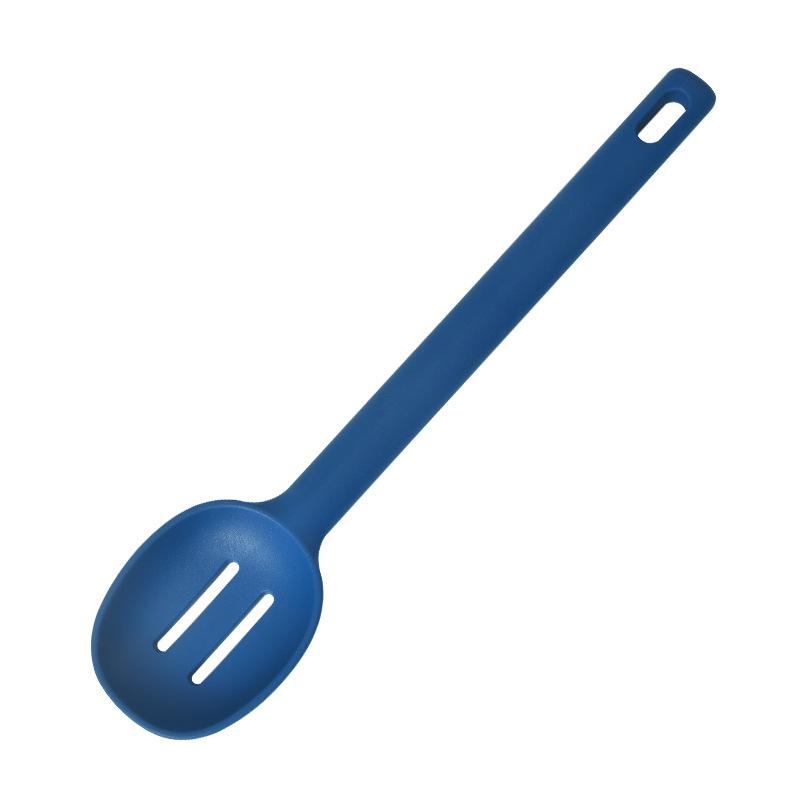 Fleckenbeständiger Hochtemperatur-Silikon Suppenlöffel und Servierlöffel Set