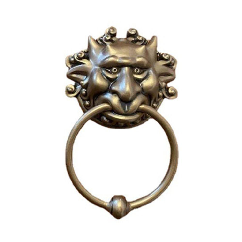 

Смола Ручка-стучалка для рта Яркий дверной молоток Прочная дверная ручка Декоративная style A