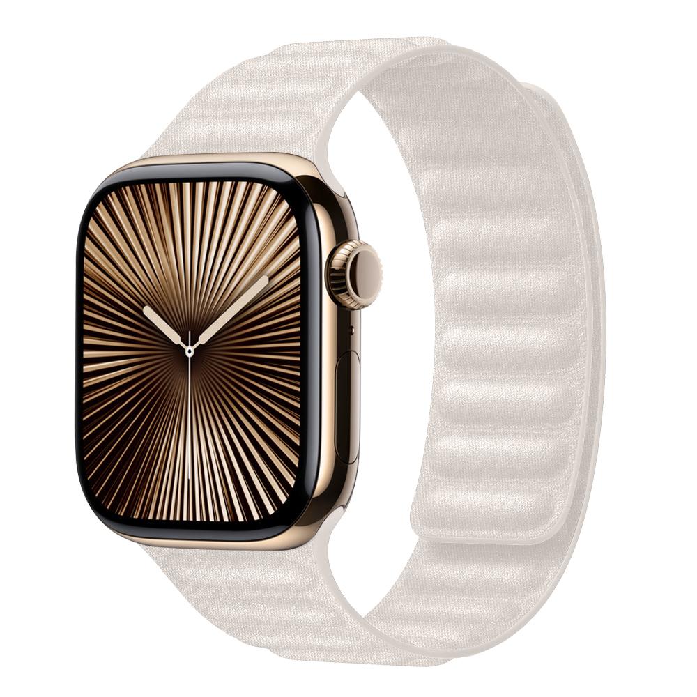 

Ремешок FineWoven для Apple Watch Band 49 мм 44 мм 46 мм 45 мм 41 42 мм оригинальный магнитный браслет iWatch Series 10 9 SE 8 7 6 5 Ultra2 S10-42 38-40-41mm