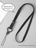 Fashionable Sliding Buckle Phone Lanyard: Wide Band Neck Strap with Key Card Holder for Men & Women