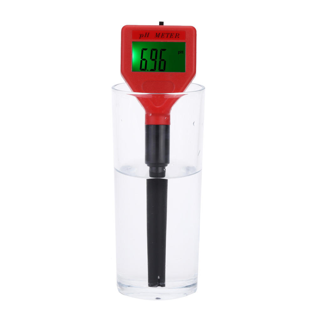pH-98103 Professional Portable Pen Type pH Meter with pH Electrode LCD Backlit Display Acidimeter Industry and Experiment Analyzer pH-Meter Measure Ho