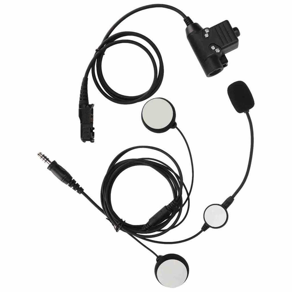 Motorcycle Helmet Headset Professional 7.1mm Helmet Headphone with U94 PTT for MOTOROLA XiR P6600