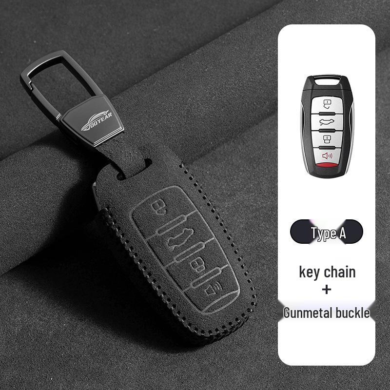 Key Cover for Great Wall Haval: Big Dog, Menglong, H6, Chitu, H9, Xiaolong - Suede Bag for Men and Women.