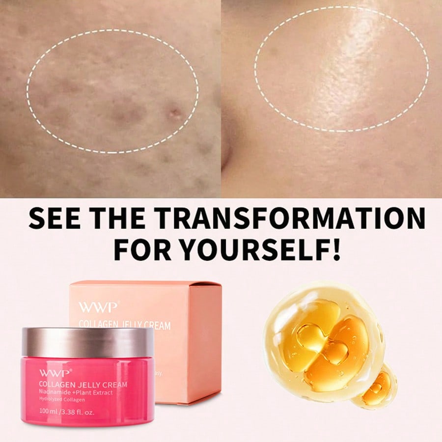 1PC Collagen Jelly Gel, Niacinamide Face Cream, Face Care,Moisturizing Cream,Moisturizing And Highly