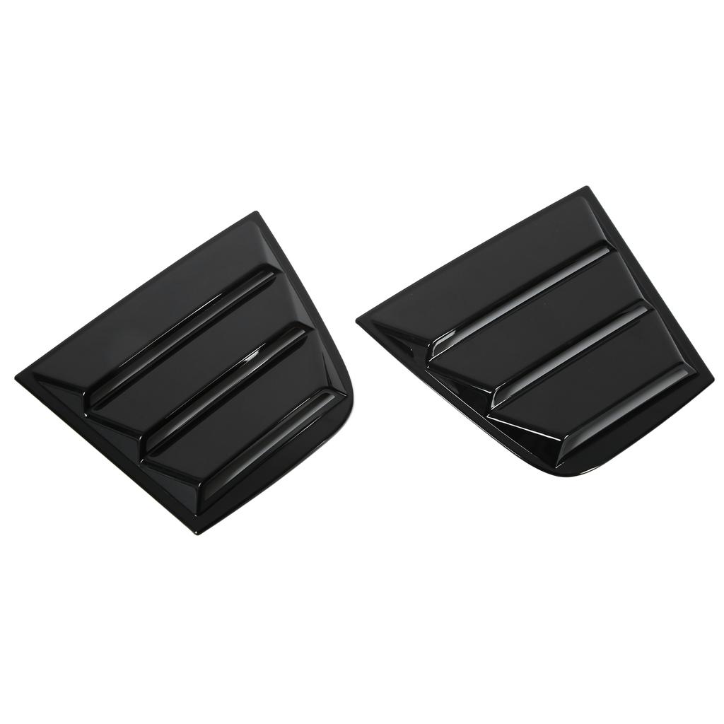 2pcs Black Side Window Louver Windshield Sun Shade Cover Car Adaptations Replacement for Dodge Charger 2015+