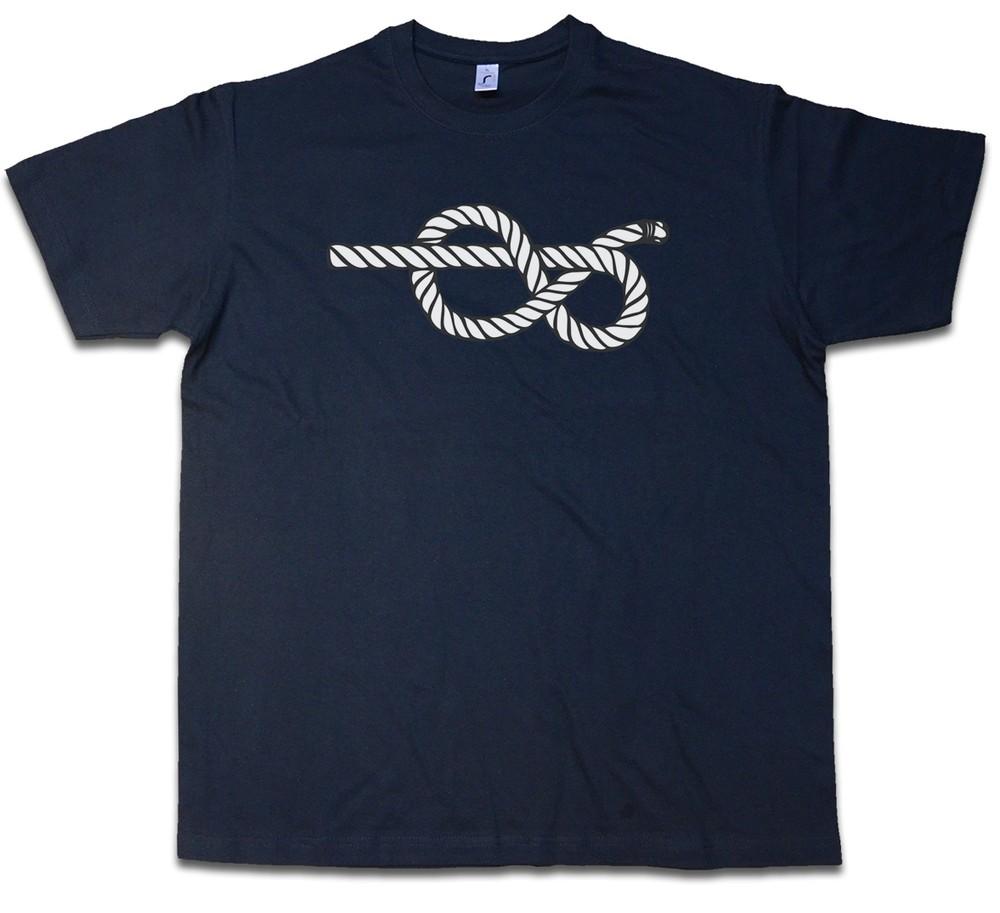 

SAILOR S KNOT II T-SHIRT - Bowline Nautical Sailor Slash Oldschool Tattoo Flash XL