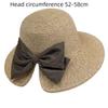 Foldable Women Sun Hat Wide Brim Women's Straw Panama Hat Summer Beach Sun Hat  For Women Outdoor