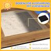 House-Designed Wooden Sandbox, Outdoor Sandpit, with Blackboard, Toys, Sink, Seats, Flags, for Ages 3-7 Years - Brown