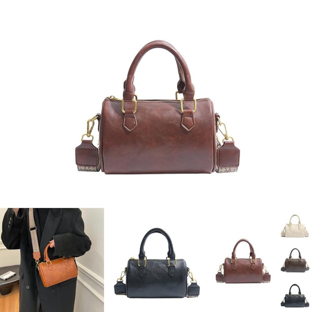 Stylish Japanese Minimalist Pu Boston Bag For Women Perfect For Daily Use And Fashionable Outfits