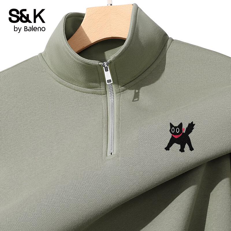 

Baleno Men s S&K Printed Stand-Collar Half-Zip Sweatshirt 3XL
