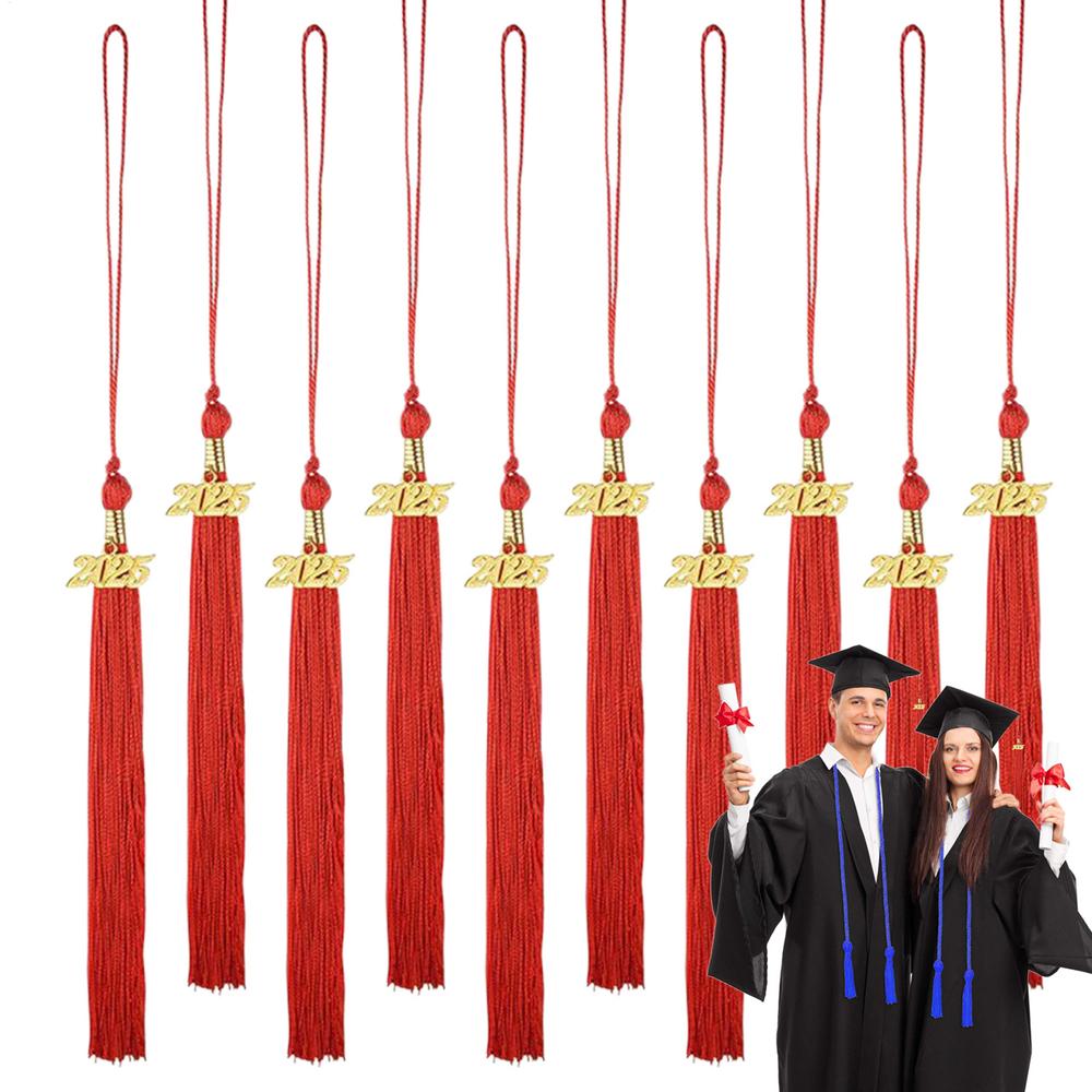 2025 Tassel Graduation Class Of 2025 Tassel 10X Keepsake Pendant Ornament Decorations For Highschool University Masters Teacher