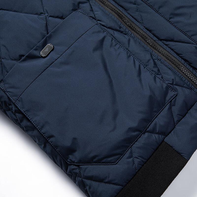 Xue Zhong Fei Men's Casual Round Neck Down Vest