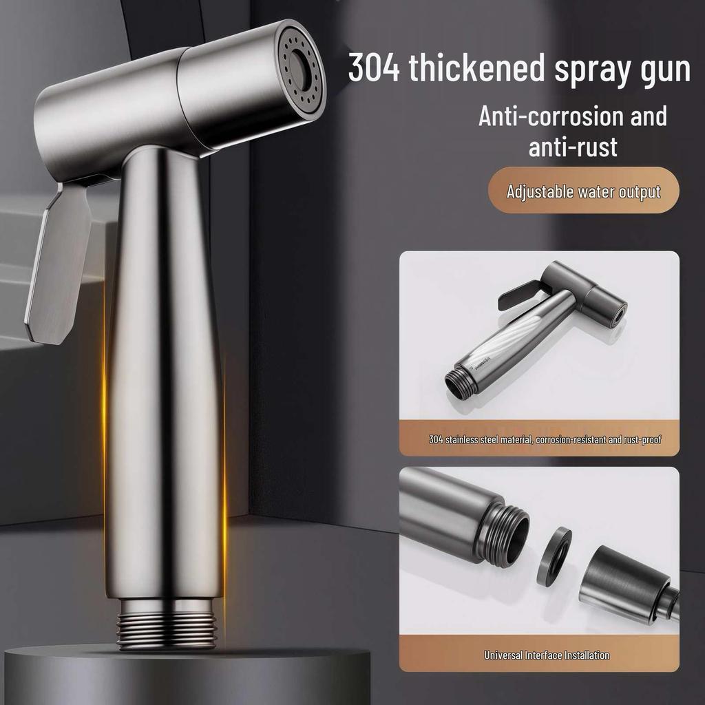 Stainless Steel Handheld 304 Bidet Sprayer Head