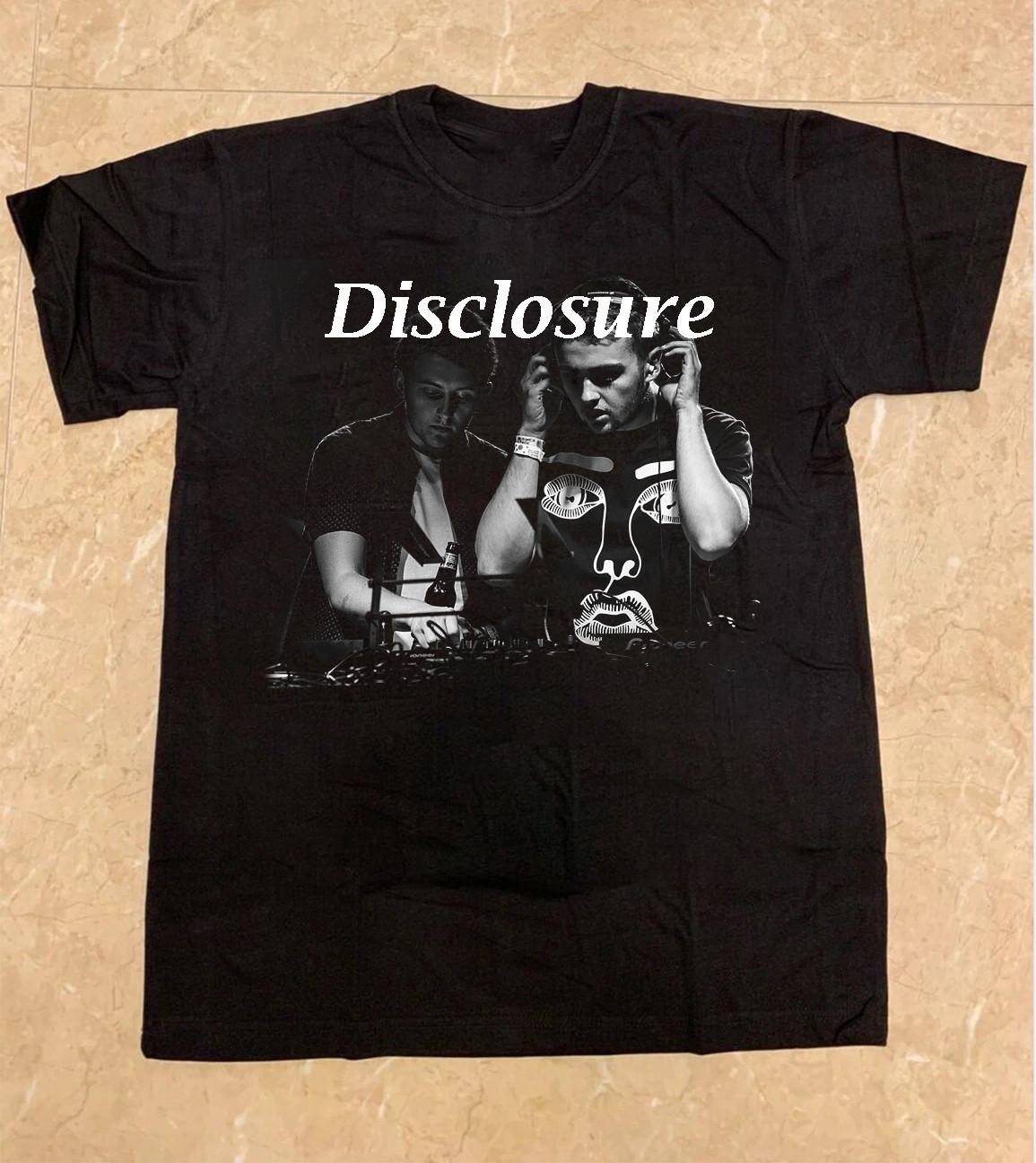 NEW Disclosure band Black Cotton Unisex All size Gift Fans T-shirt HRL192 M