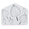 Fan Leaf Silicone Mold Flamingo Tropical Leaf Fondant Molds Cake Decorating Tools Cupcake Topper Candy Resin Clay Chocolate Gumpaste Mold