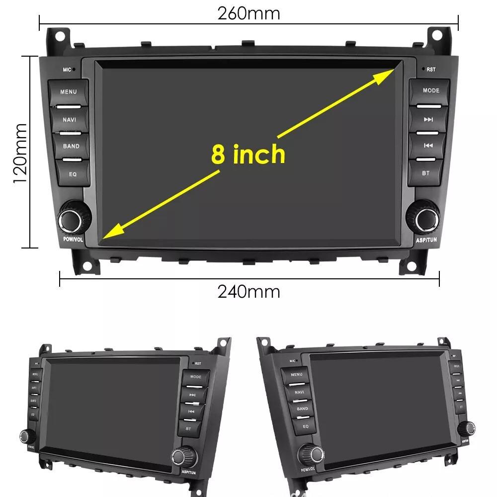 Mercedes-Benz CLK W203 Android Smart Navigator with Large Screen and Reverse Camera