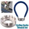 Flexible Adjustment Bike Disassemble Repair Tool Steel Cycling Spoke Wrench Set  Bike Disassemble
