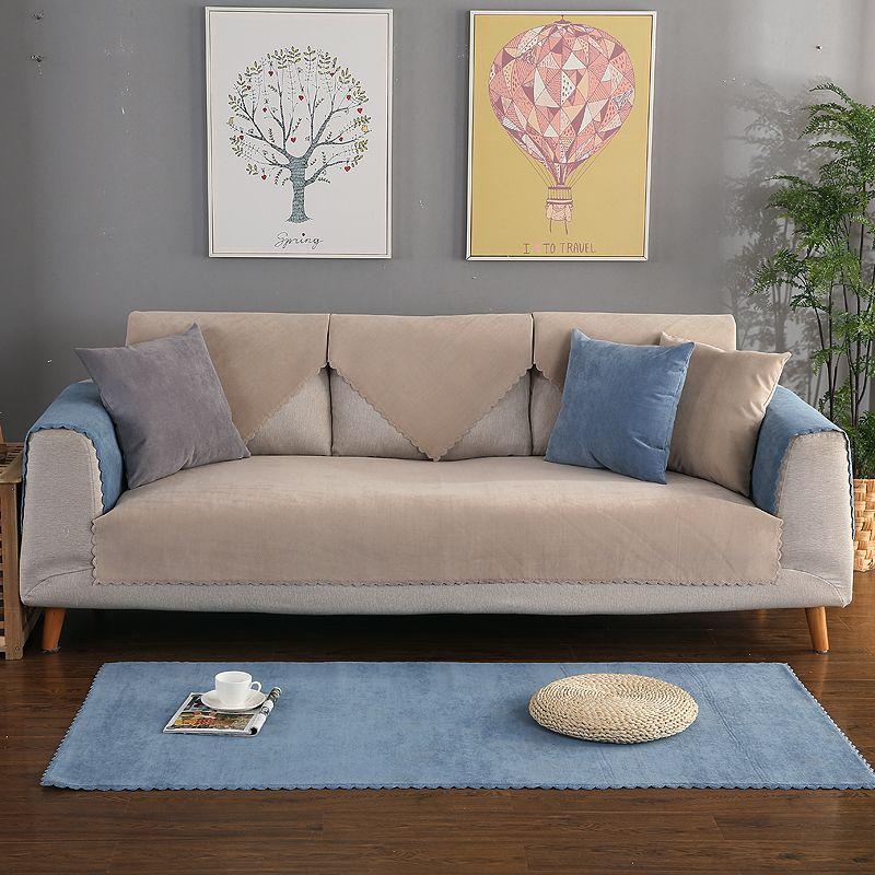 

Современная подушка для дивана из ткани, устойчивой к моче домашних животных, с антипригарным покрытием Shallow khaki 50*70cm hand towel