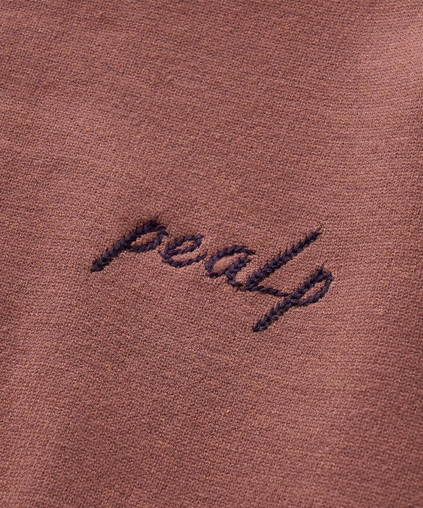 Pilpeu Hand-Embroidered Logo Knit Sweater 20(Deep Pink)