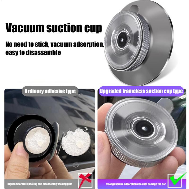 Fischaugen-Spiegel für Auto 2 Stück Weitwinkel-Rückspiegel 360 Grad verstellbar Saugfuß Zusätzliche Außen-Automobil