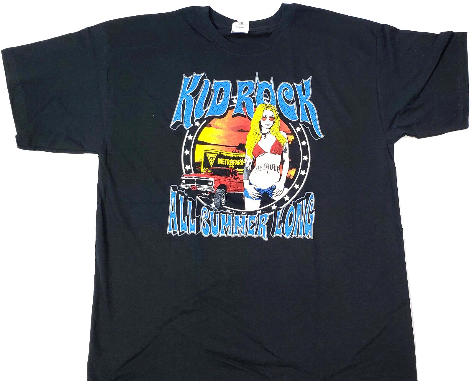 

Kid Rock T-shirt Licensed Vintage All Summer Long 2sided Tee Men s XL Black New S
