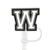 1Pcs Letter Silicone Straw Covers Cap Compatible With Stanley 30&40Oz Cup10Mm Straw Toppers Reusable Dust-Proof Straw Caps