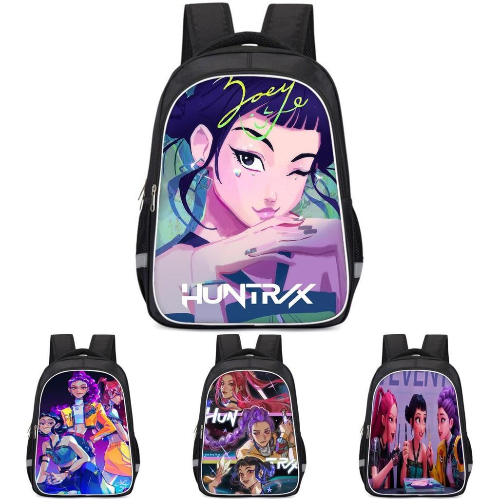 Kpop Demon Hunters Childrens Backpack With Breathable Oxford Fabric For School Use