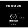 2/5/10Pcs Car Logo Sticker Central Control Decals Car Accessories For Mazda 3 6 CX5 2 CX3 CX9 MX5 RX8 Axela Demio MS CX5 2 Axela Demio Atenza MS GJI
