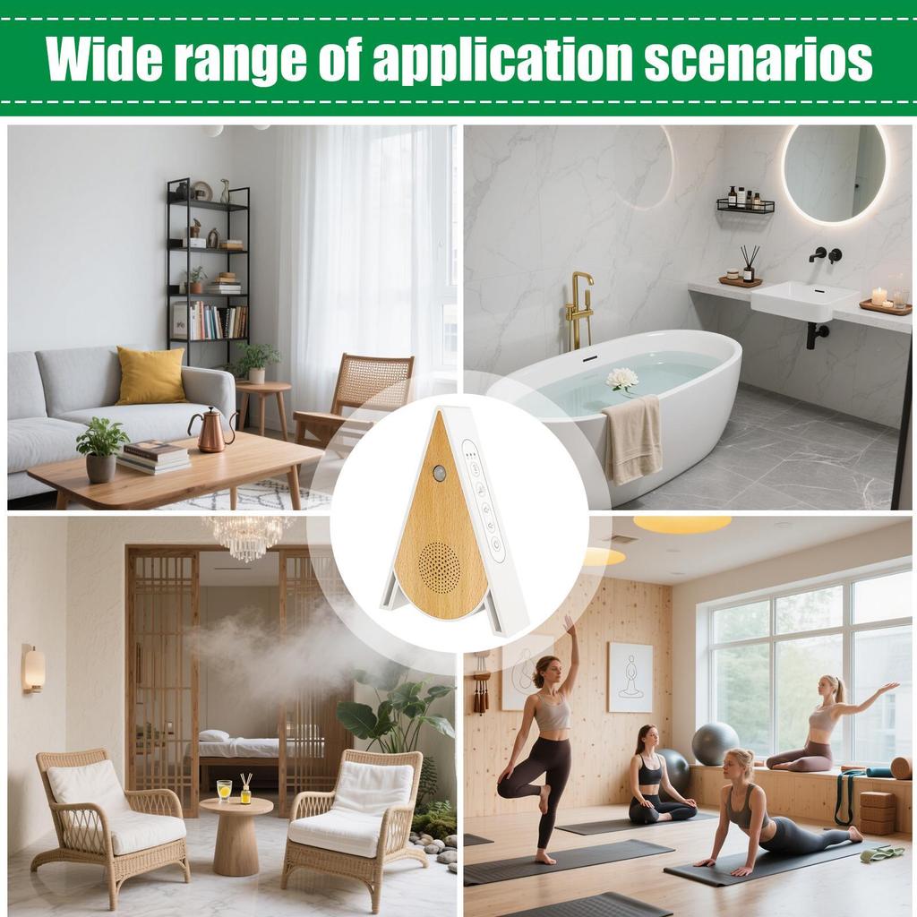 Triangular bird song music box Portable Chirping Sound Box Bedroom Motion Sensor home music tool for yoga studios spas