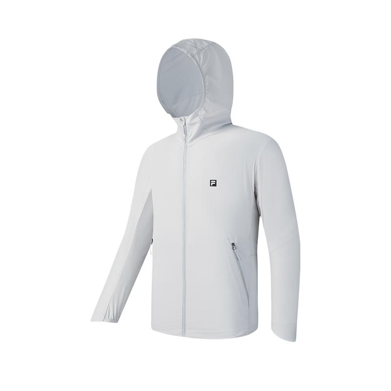 New FILA AthleticsFitness Jacket Men's Clear Water Gray GY A11M521707F-GY