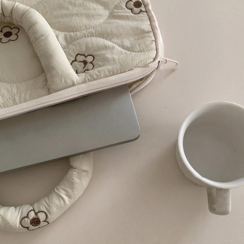 Flower Laptop Computer Sleeve Bag For 13/11Inches For Macbook For Lenovo Thinkpad For Dell For Hp Protective Handbag Case Cover