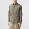 Burberry Shirts Men's Green Pointed Collar Moderate Shirt 80175631