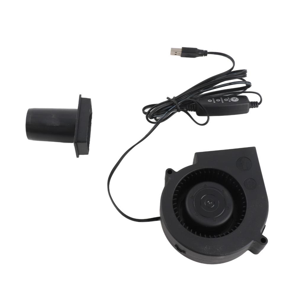 High Performance 97mm/3.8in USB Blower Fan 3 Speed DC5V Computer Cooling Fan 3600 RPM Heat Dissipation Fan Server Cooling