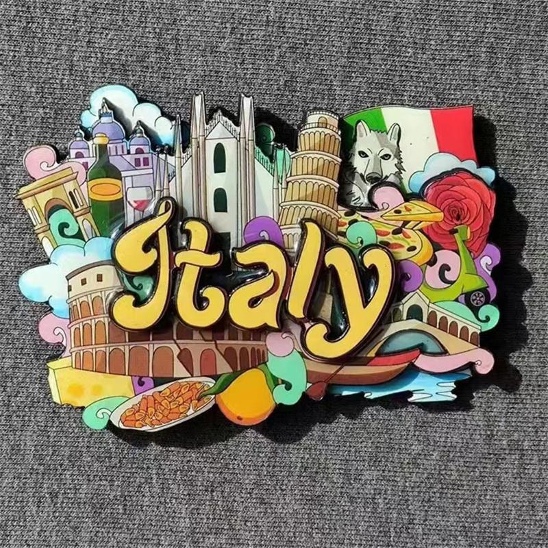 Wooden Fridge Magnets for Refrigerator Decor America India Thailand Australia Italy Netherlands Mexico Vantage Magnet Souvenir