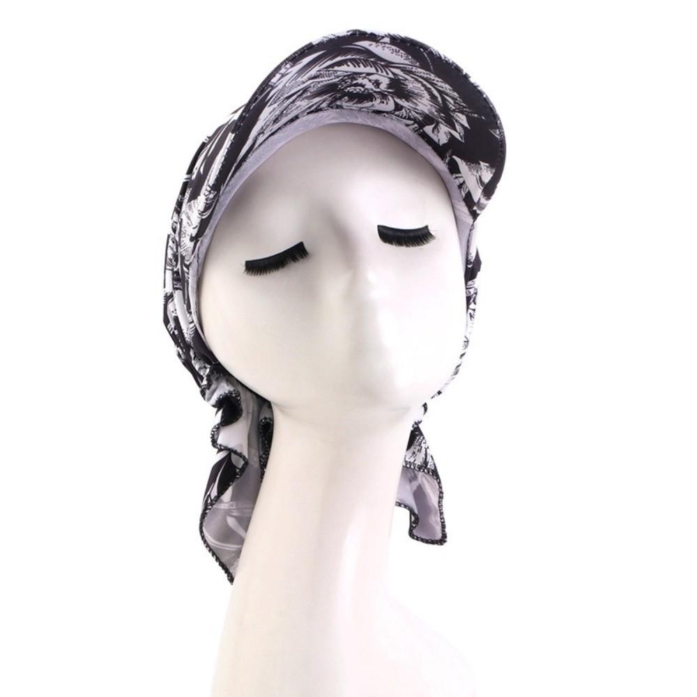 Square Shape Hijab Caps Adjustable Amoeba Turban Headscarf Hat New Chemo Cap  Hip Pop