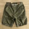 Mens Cargo Shorts With Breathable Cotton Fabric For Summer Casual Wear