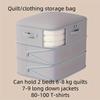 High qualityExtra Large Capacity Space-Saving Compression Storage Bags with Zipper Closure - Heavy-Duty Nylon Organizer for Clothes, Bedding, Travel