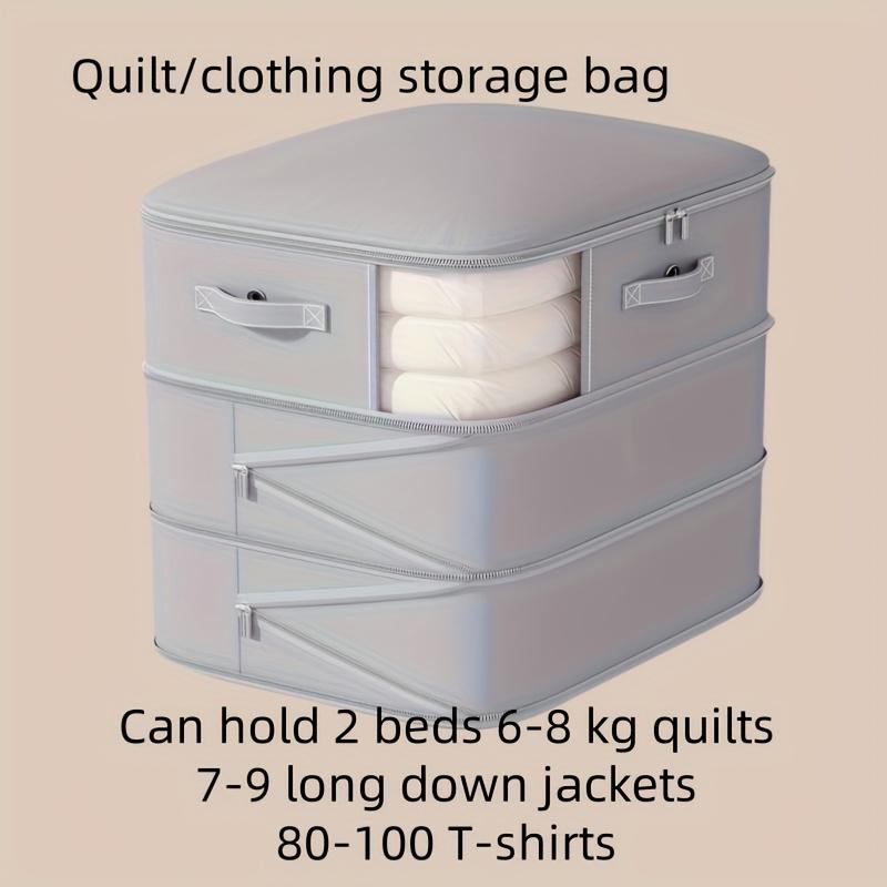 High qualityExtra Large Capacity Space-Saving Compression Storage Bags with Zipper Closure - Heavy-Duty Nylon Organizer for Clothes, Bedding, Travel