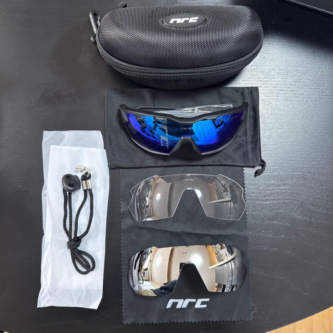 Used Sunglasses set with interchangeable lenses